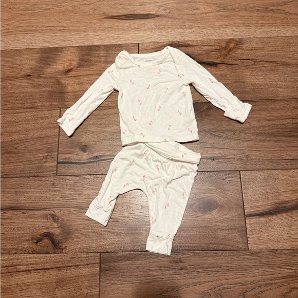 Carter’s Assorted Baby Girl Bodysuits and two piece outfit - size 3 month bundle - Picture 4 of 5